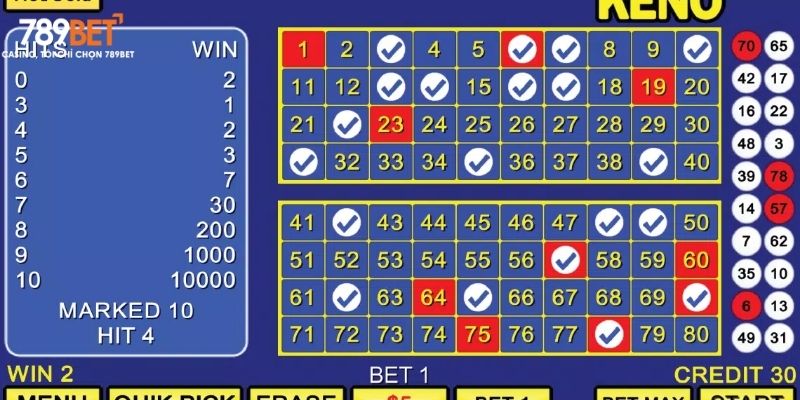 Cách chơi Keno đơn giản, dễ hiểu 