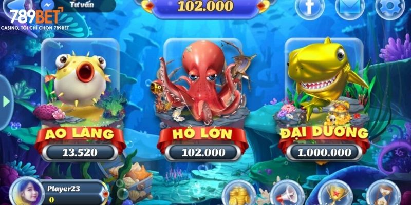 Bắn cá Zui game săn thưởng hấp dẫn tại 789BET 